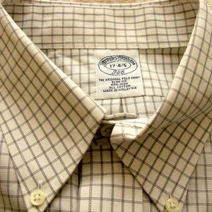 men's Brooks Brothers shirt size 17 34/35